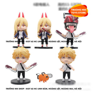 (LẺ) SET 6 nhân vật Chainsaw man 10cm - mô hình Chainsaw man