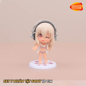 (LẺ) SET 7 Super Sonico 10cm - Mô hình Super Sonico