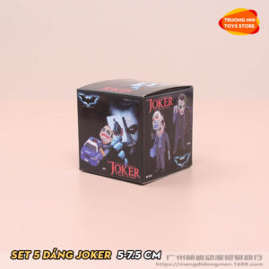 (LẺ) SET 5 Joker trong DARK KNIGHT 6cm - Mô hình DC - MARVEL