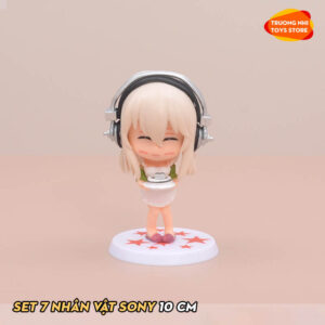 (LẺ) SET 7 Super Sonico 10cm - Mô hình Super Sonico