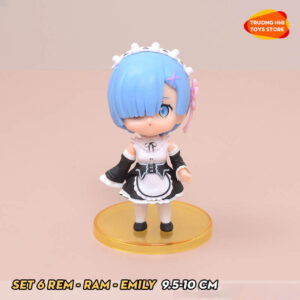 (LẺ) SET 6 RE ZERO 10cm - Mô hình RE ZERO