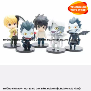 (LẺ) SET 5 nhân vật DEATH NOTE 10cm - mô hình DEATH NOTE