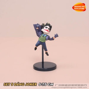 (LẺ) SET 5 Joker trong DARK KNIGHT 6cm - Mô hình DC - MARVEL