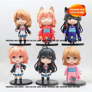 (LẺ) SET 6 nhân vật OreGairu 10cm - Mô hình Oregairu