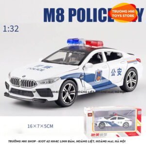 1/32 Xe cảnh sát BMW M8 - Mô hình xe kim loại