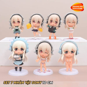 (LẺ) SET 7 Super Sonico 10cm - Mô hình Super Sonico