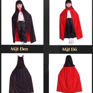 Áo choàng Ma cà rồng Vampire hóa trang halloween (hàng loại 1)