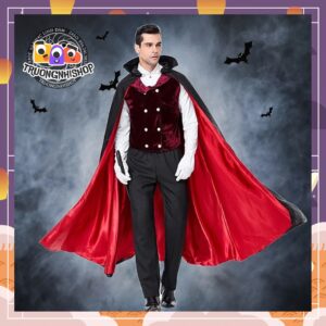 Áo choàng Ma cà rồng Vampire hóa trang halloween (hàng loại 1)