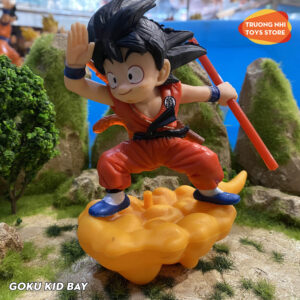 Goku Kid cưỡi cân đẩu vân 13.5cm - Mô hình Dragonball