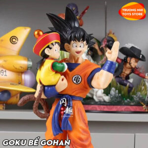 Goku bế Gohan 30 cm - Mô hình Dragonball