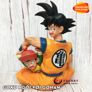 Goku chơi cùng Gohan 16 cm - Mô hình Dragonball