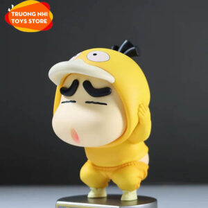 Shin cosplay Psyduck tỉ lệ 1:1 38cm - Mô hình Shin cậu bé bút chì