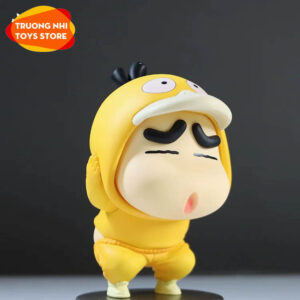 Shin cosplay Psyduck tỉ lệ 1:1 38cm - Mô hình Shin cậu bé bút chì